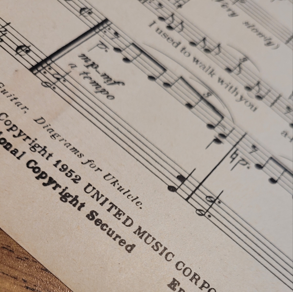 Somewhere along the way vintage Sheet Music - Picture 2 of 4